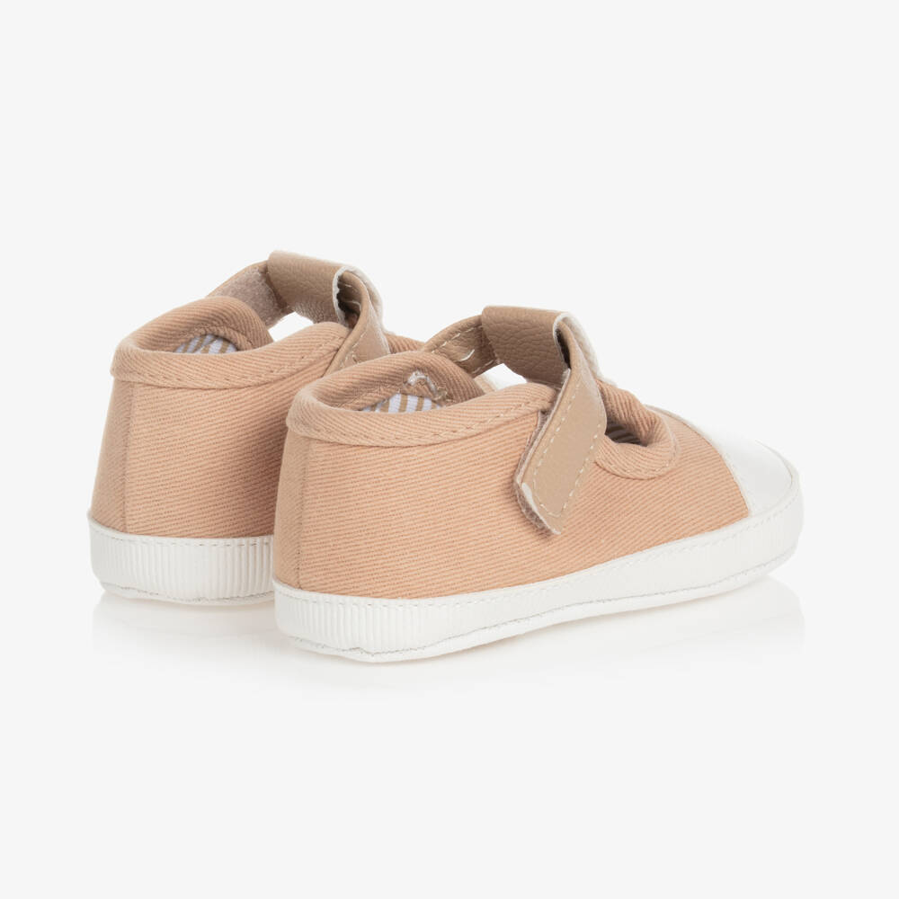 Mayoral-Boys Beige Canvas First Steps | Childrensalon Outlet