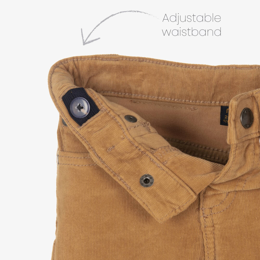 Mayoral Slim Fit Corduroy Pants for Boys in Navy