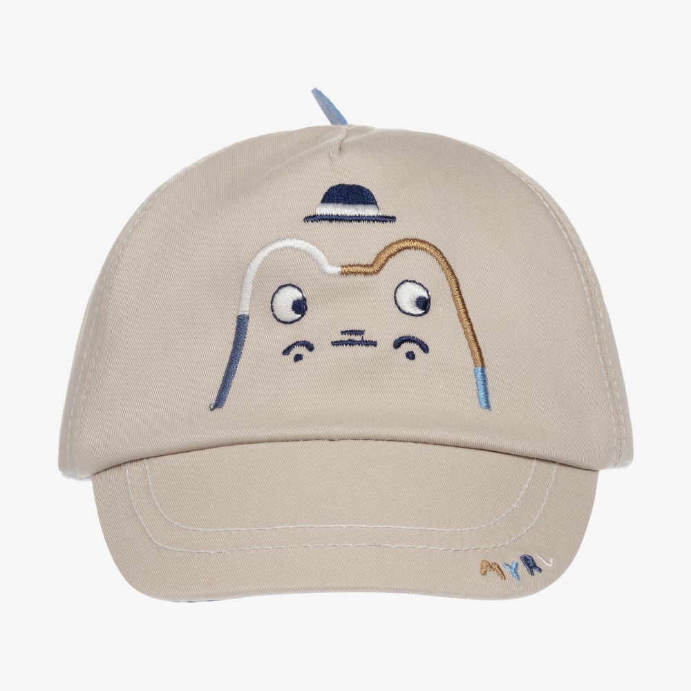 مايورال Newborn-قبعة قطن تويل لون بيج للمواليد | Childrensalon Outlet