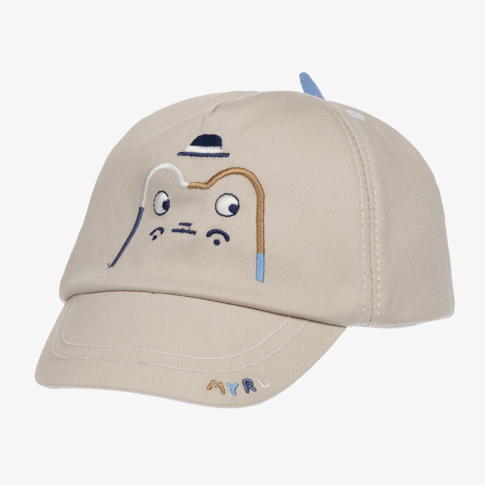 Mayoral Newborn - Casquette coton beige Garçon | Childrensalon