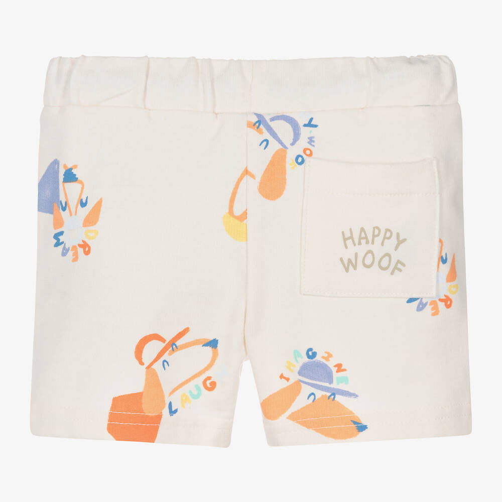 مايورال-شورت أطفال ولادي قطن جيرسي لون بيج | Childrensalon Outlet