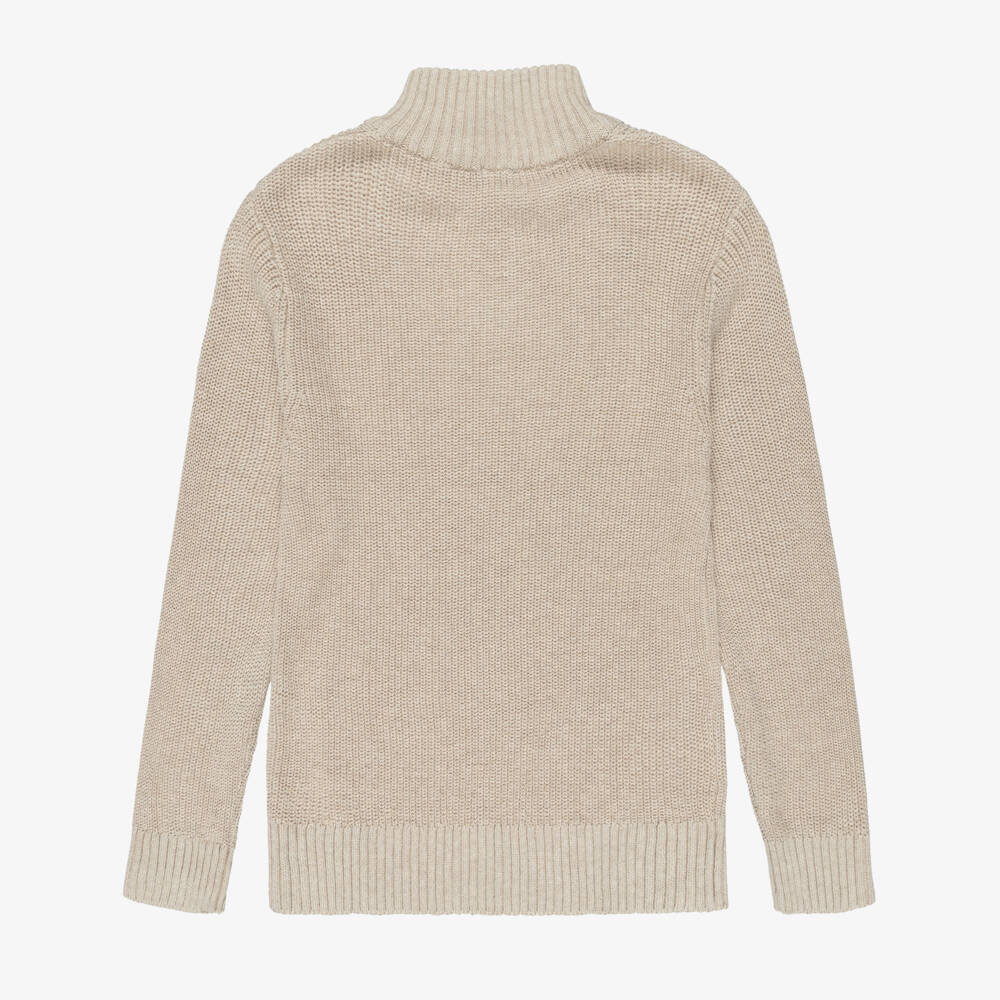 Mayoral Nukutavake-سويتر بيج قطني بنصف سحاب للأولاد | Childrensalon Outlet