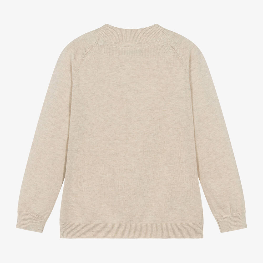 Boys beige cardigan shop