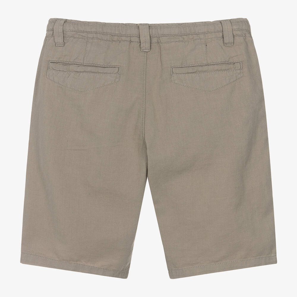 مايورال Nukutavake-شورت قطن وكتان لون بيج للأولاد | Childrensalon Outlet