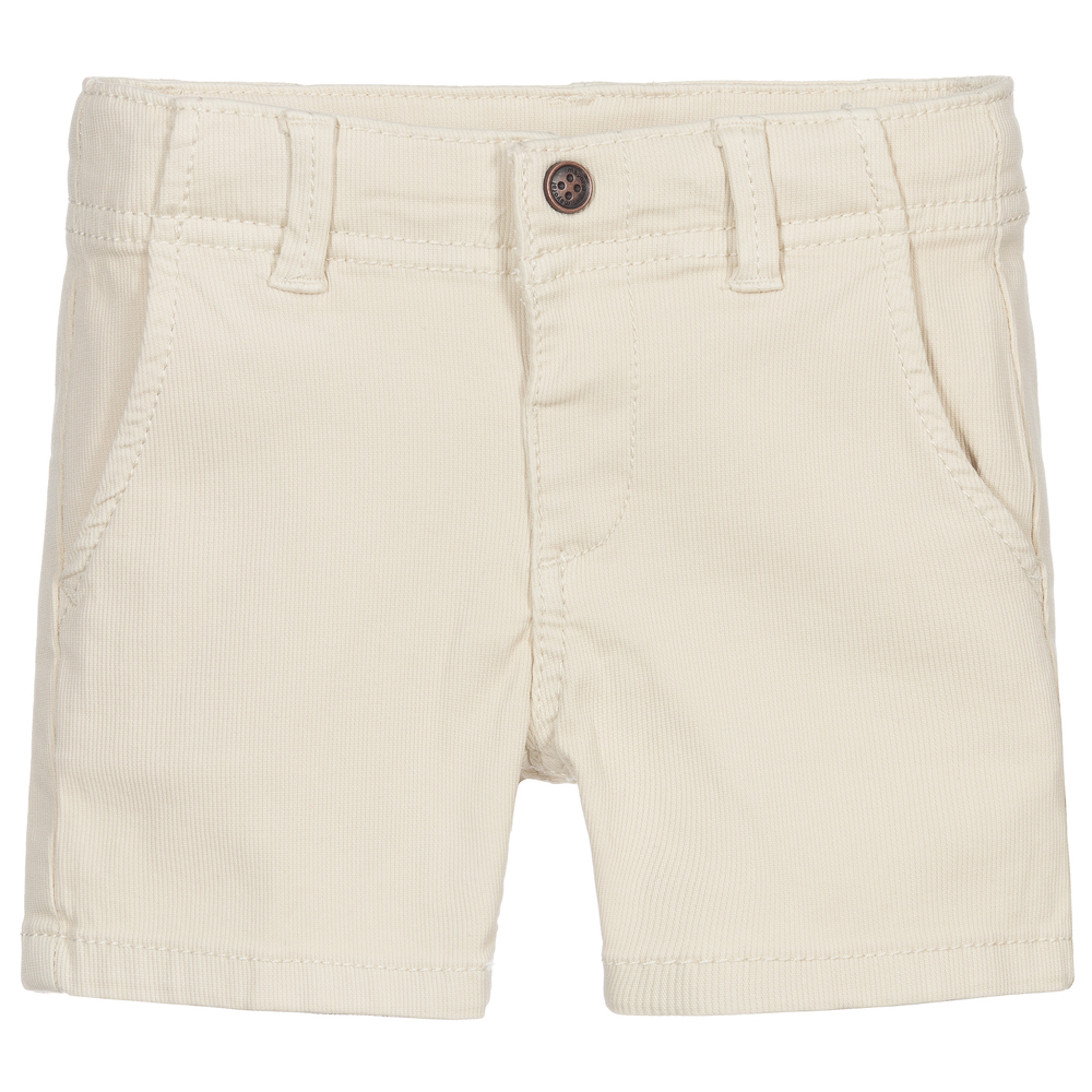 Mayoral-Бежевые хлопковые шорты для мальчиков | Childrensalon Outlet
