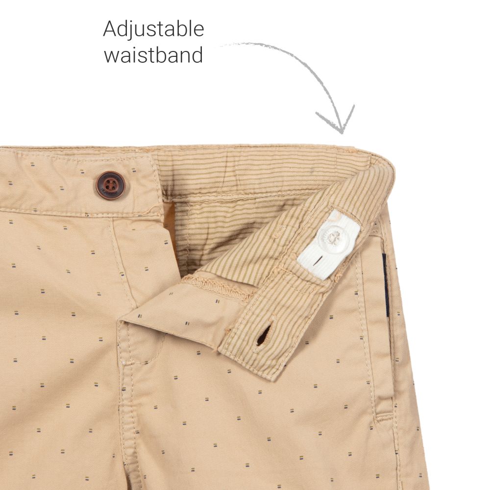 Mayoral-Boys Beige Cotton Shorts | Childrensalon Outlet