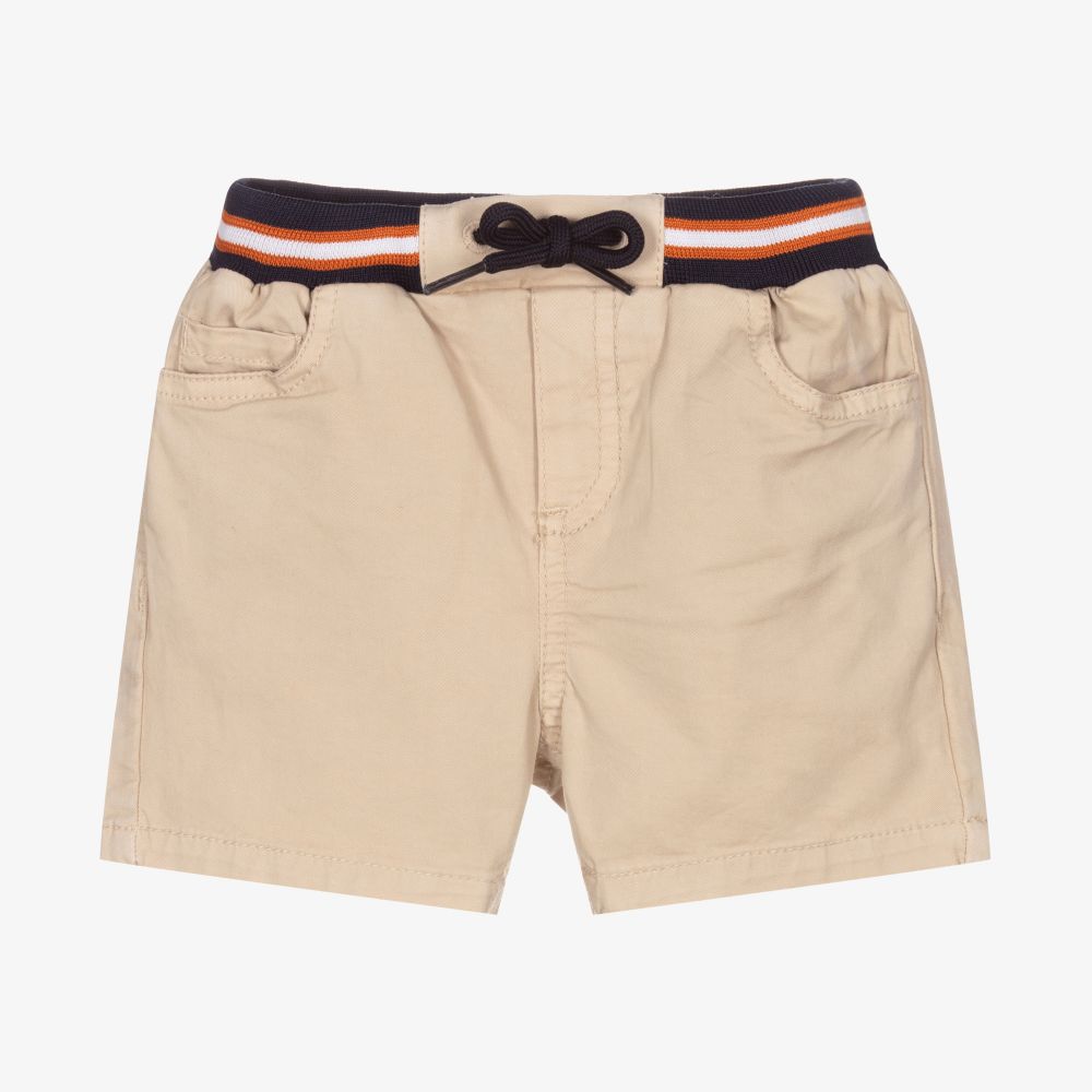 Mayoral - Short beige en coton Garçon | Childrensalon