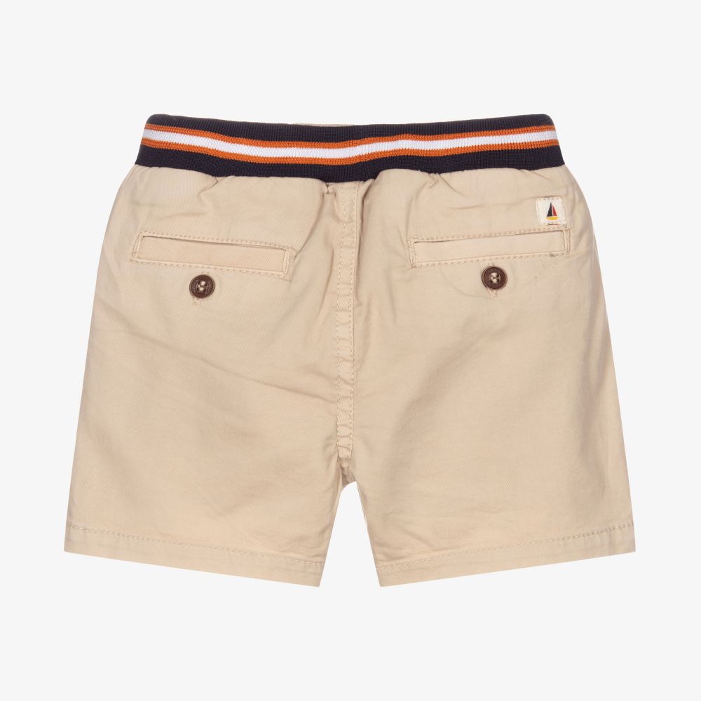 مايورال-شورت أطفال ولادي قطن تويل لون بيج | Childrensalon Outlet