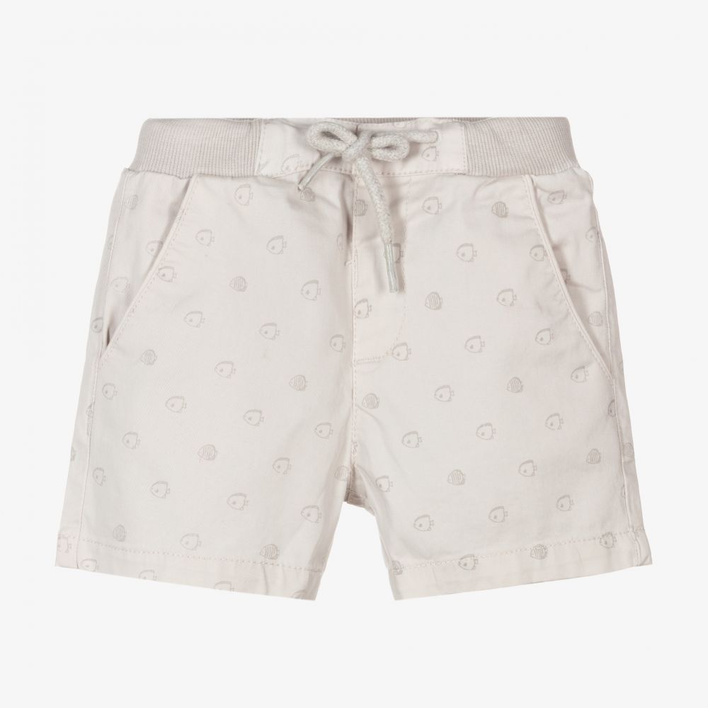 Mayoral - Short beige en coton Garçon | Childrensalon