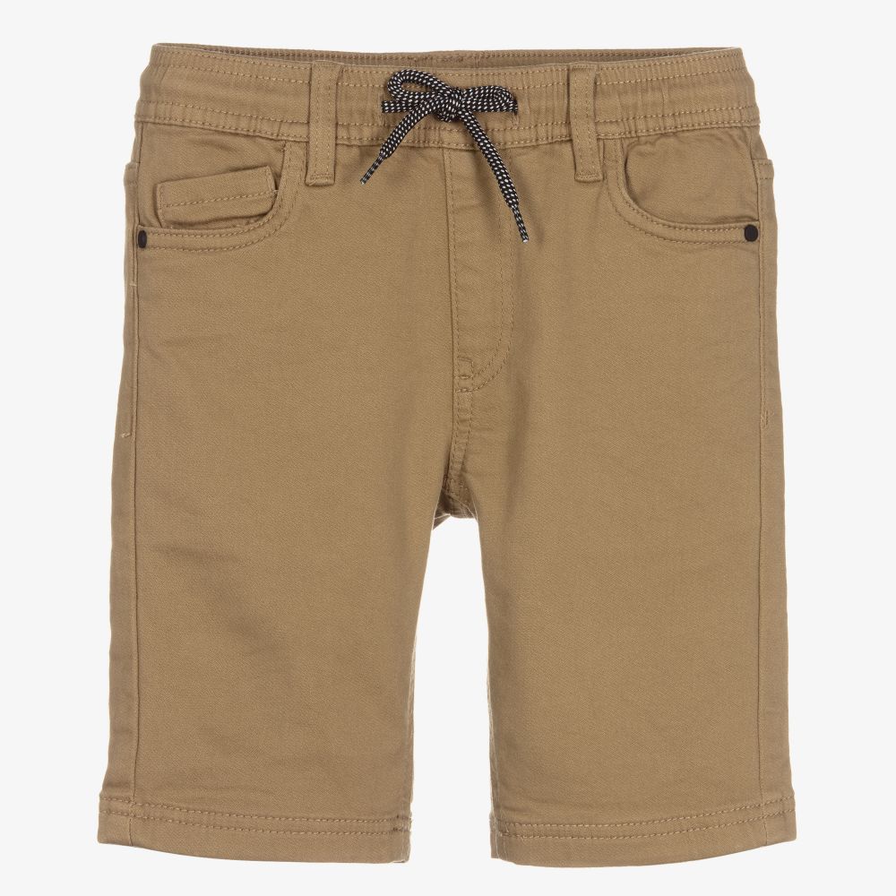 Mayoral Nukutavake - Beige Baumwollshorts für Jungen | Childrensalon