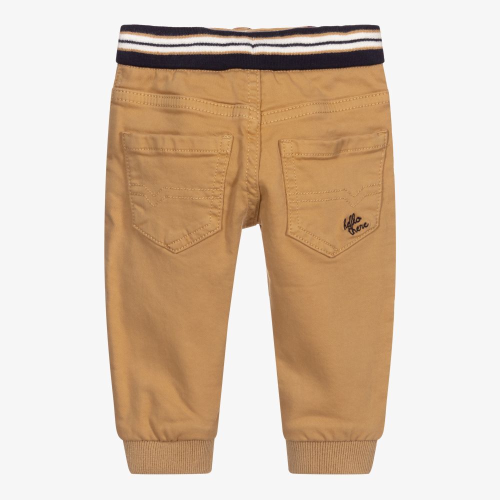 مايورال-بنطلون أطفال ولادي قطن لون بيج | Childrensalon Outlet
