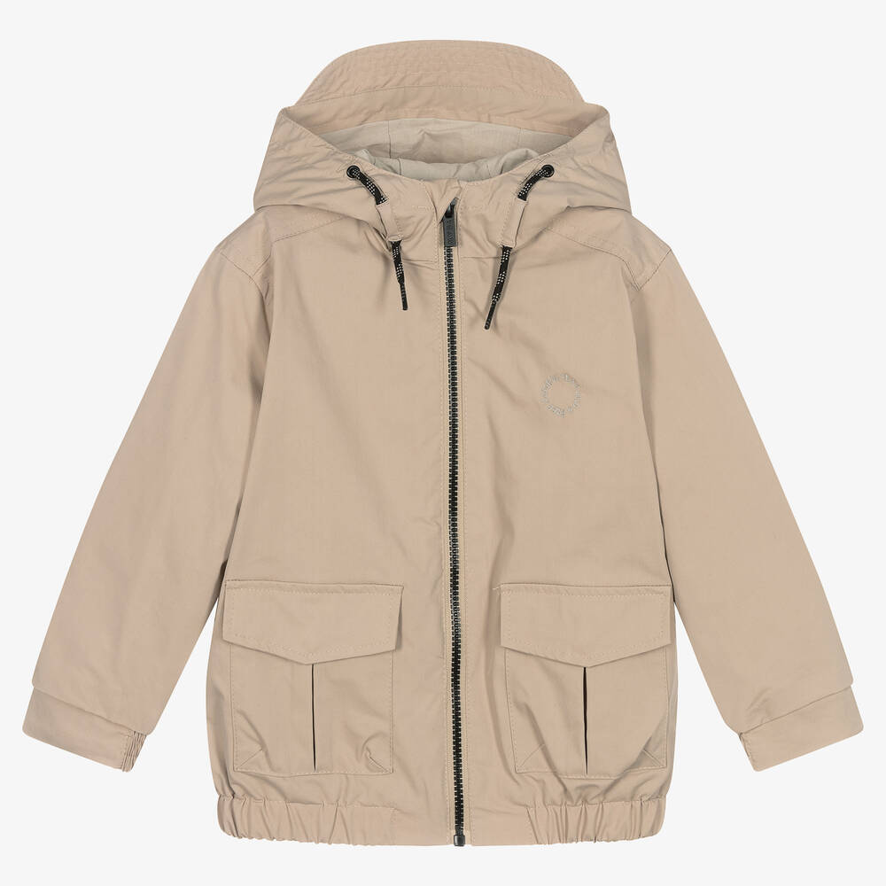 Cotton windbreaker jacket top