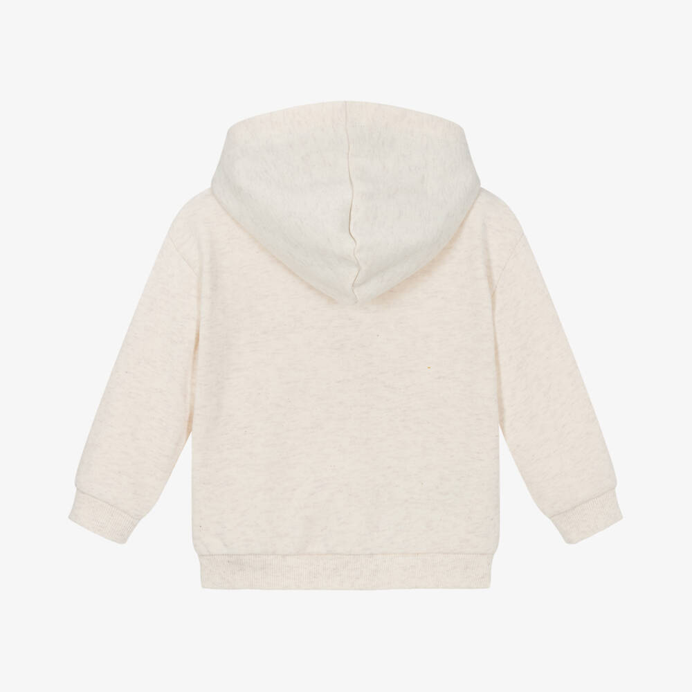 Mayoral-Boys Beige Cozy Zip-Up Hoodie | Childrensalon Outlet