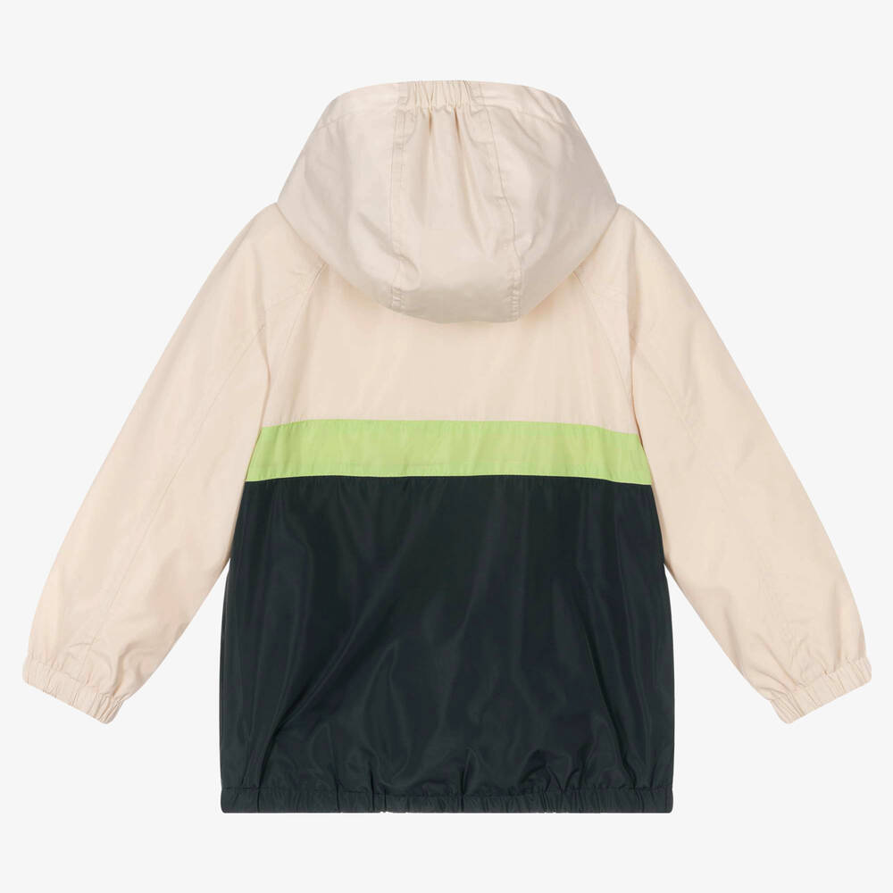 Mayoral-جاكيت واقي من الرياح لون بيج ورمادي للأولاد | Childrensalon Outlet