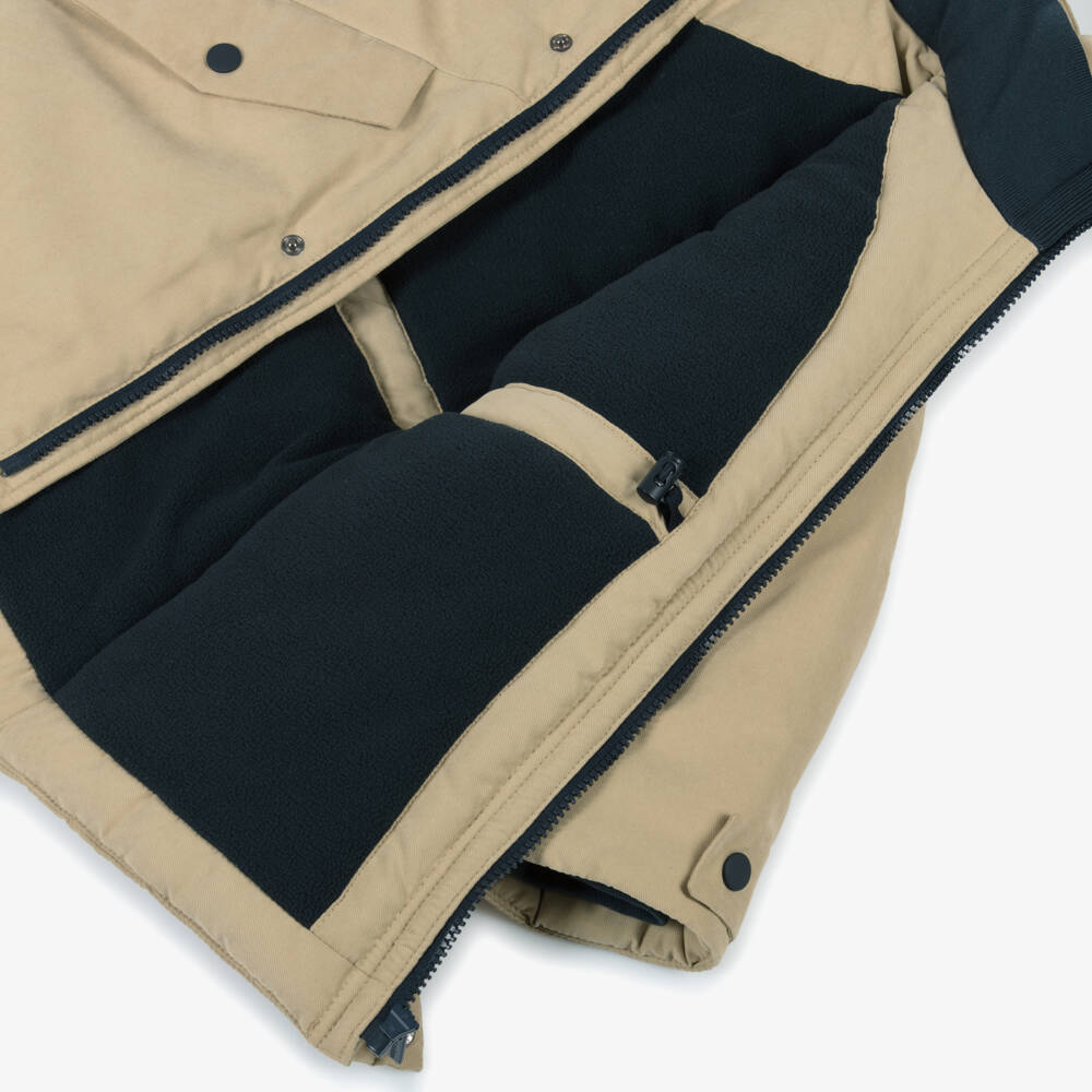 Mayoral-Бежевая утепленная парка с капюшоном для мальчиков | Childrensalon Outlet