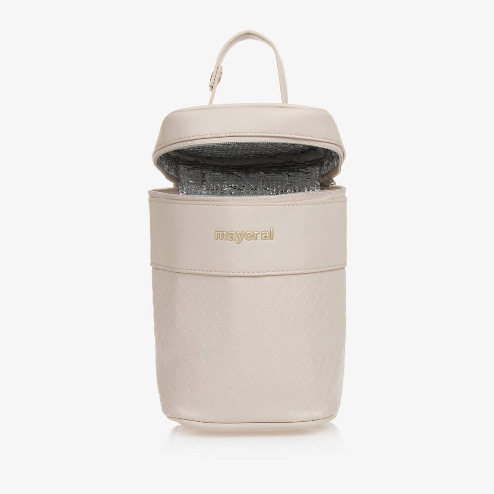 Mayoral-Boys Beige Insulated Bottle Carrier | Childrensalon Outlet
