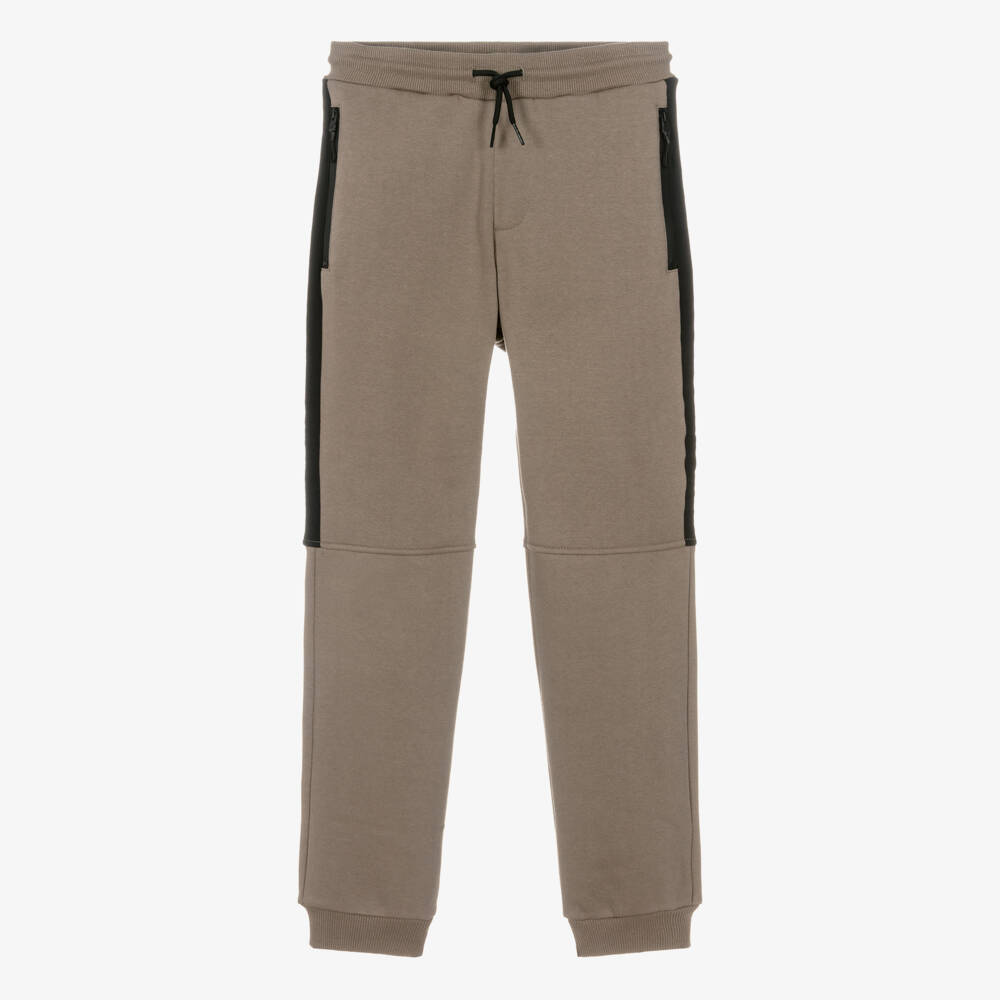 Mayoral Nukutavake-بنطلون جيرسي بيج للأولاد مع شريط | Childrensalon Outlet