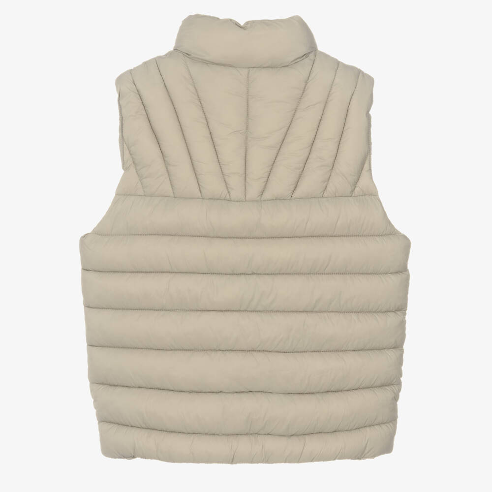 Mayoral Nukutavake-Boys Beige Puffer Gilet | Childrensalon Outlet