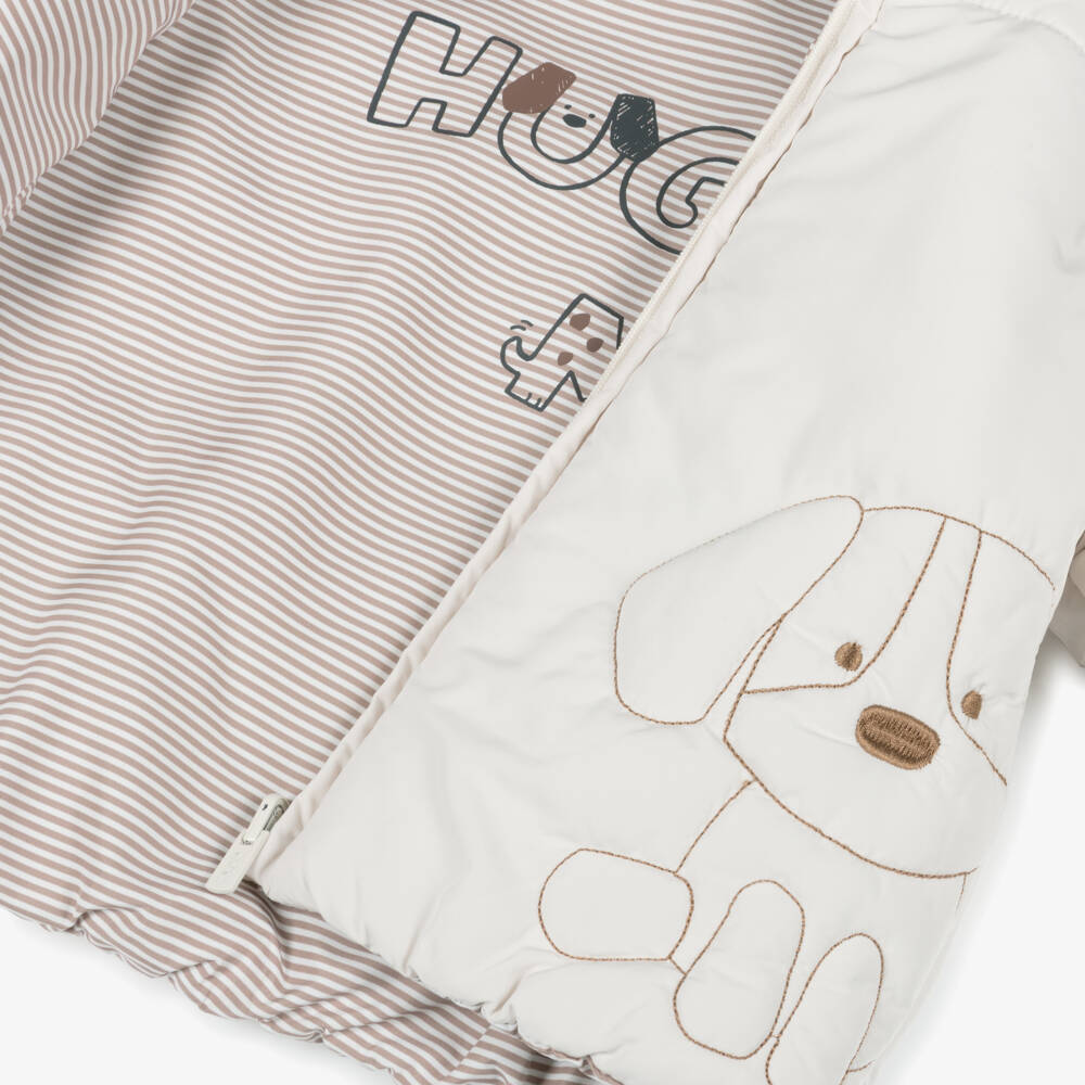 Mayoral Newborn-Boys Beige Quilted Versatile Jacket | Childrensalon Outlet