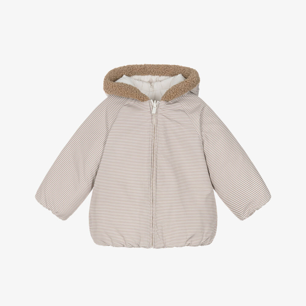 Mayoral Newborn-Boys Beige Quilted Versatile Jacket | Childrensalon Outlet