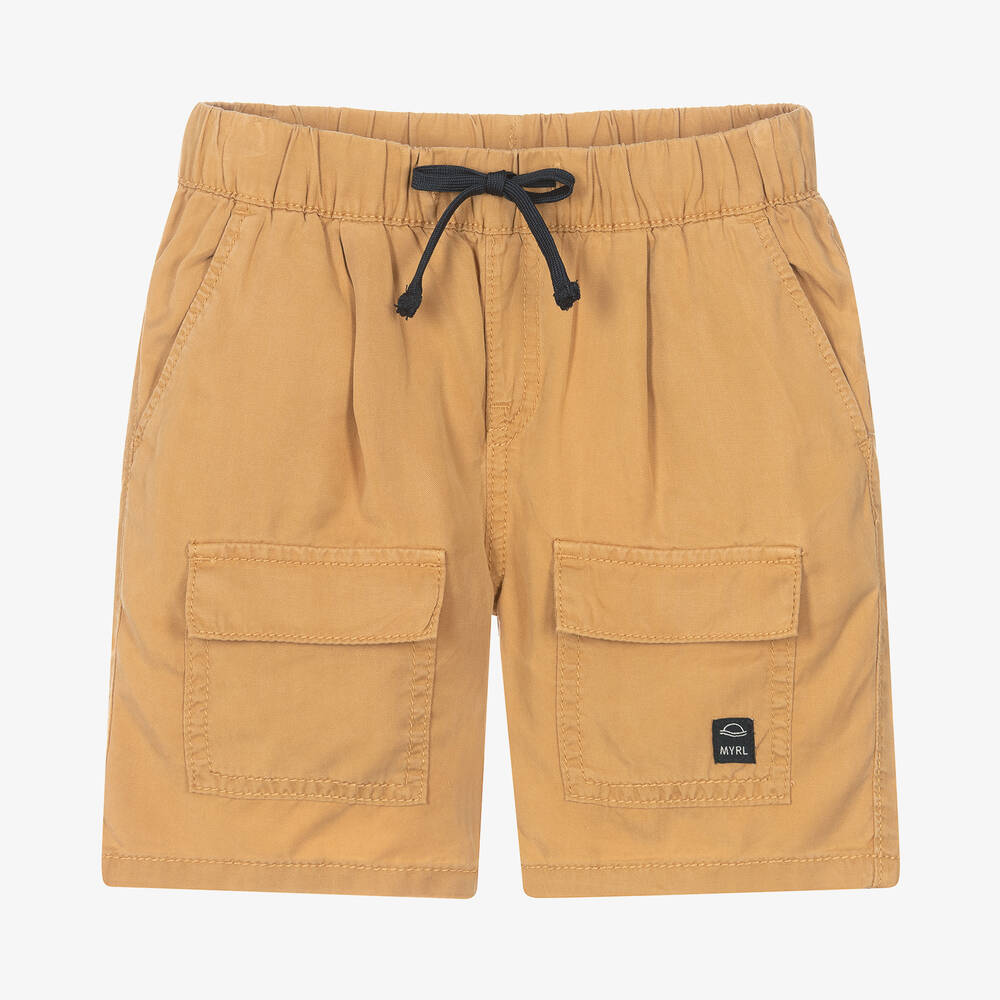 Mayoral-Boys Beige Shorts | Childrensalon Outlet