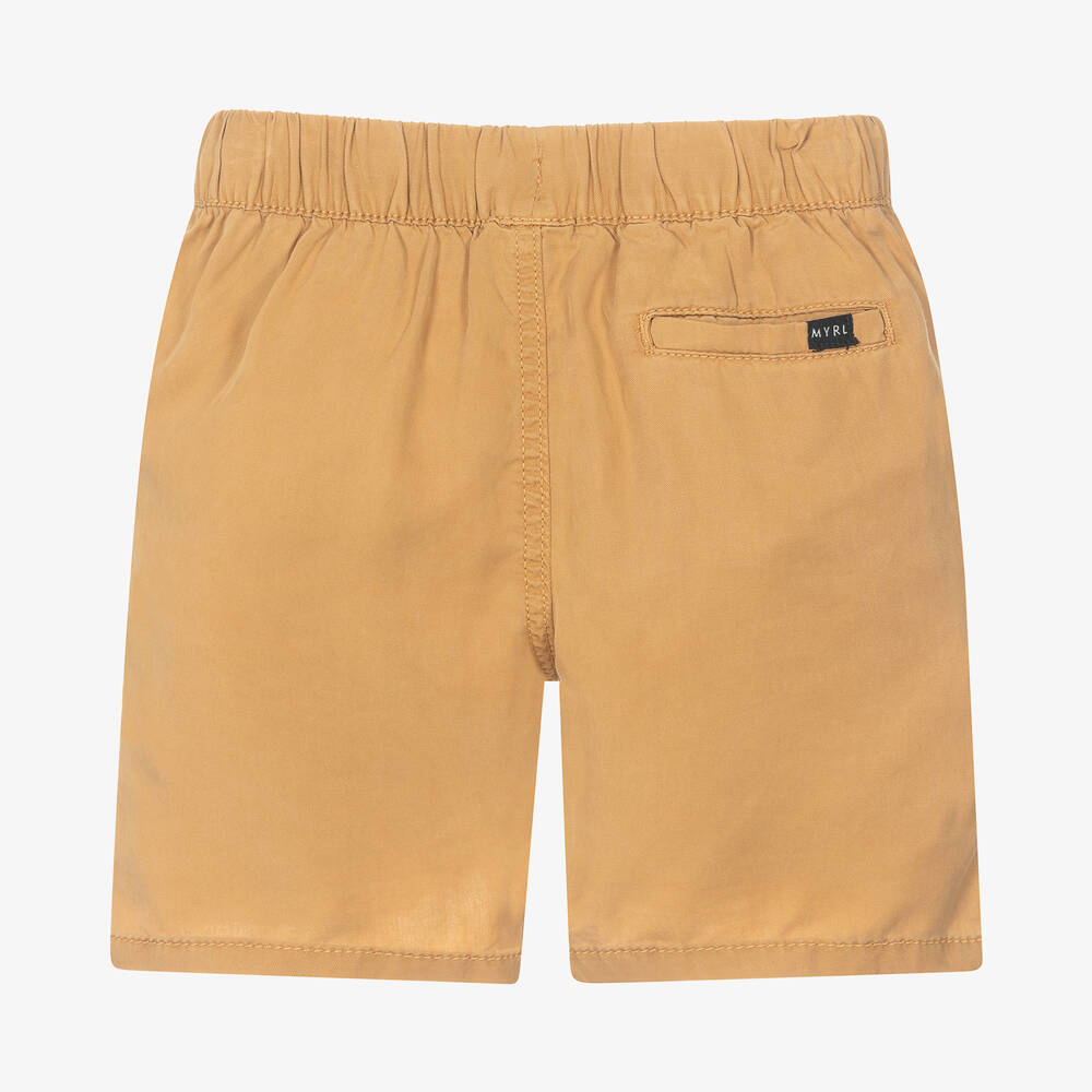 Mayoral-Бежевые шорты для мальчиков | Childrensalon Outlet