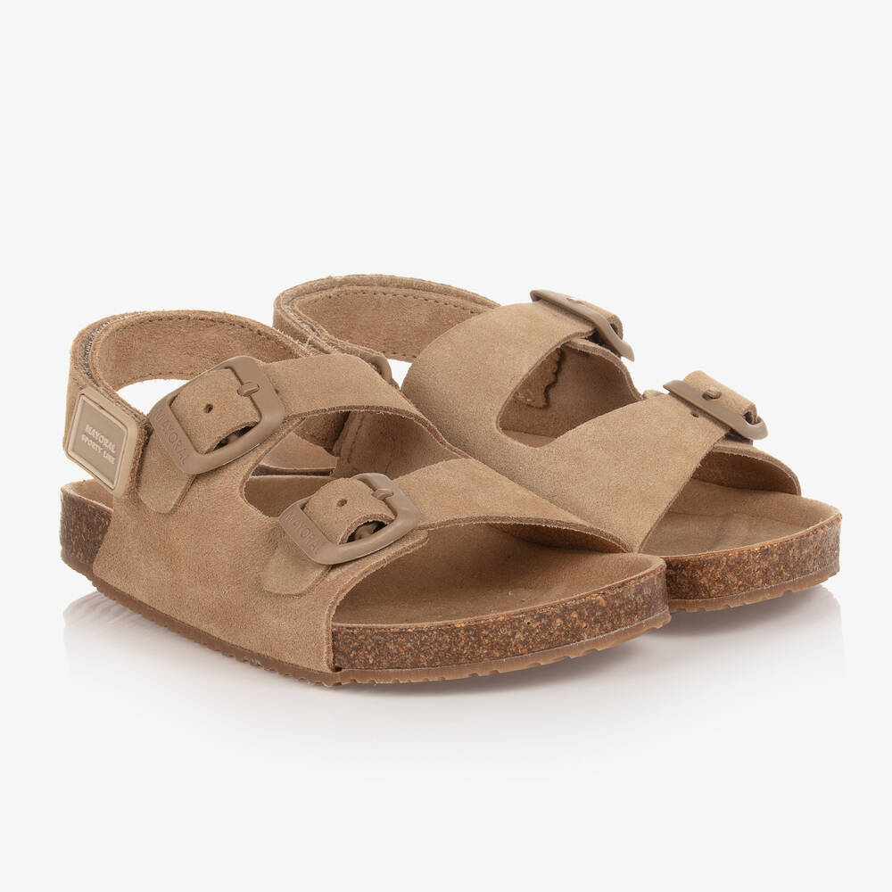 Mayoral - Beige Wildledersandalen für Jungen | Childrensalon