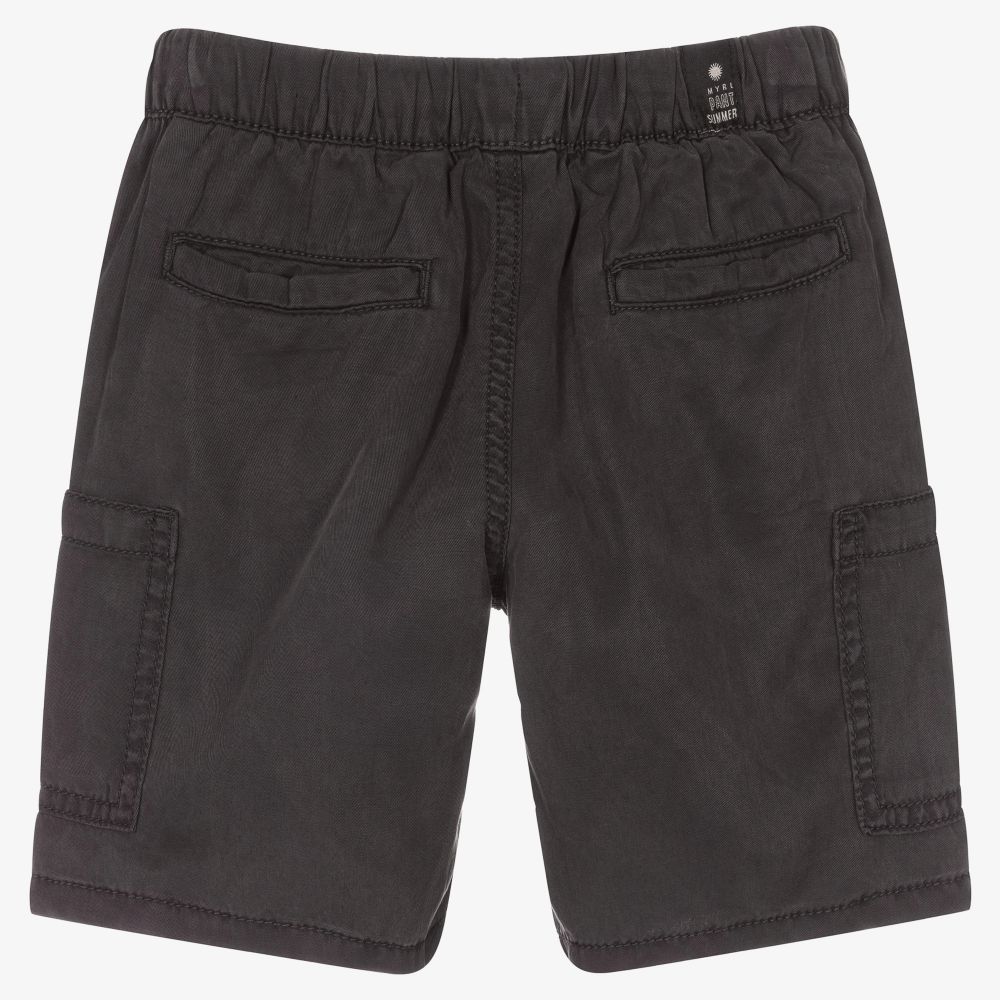 Mayoral-Boys Black Bermuda Shorts | Childrensalon Outlet