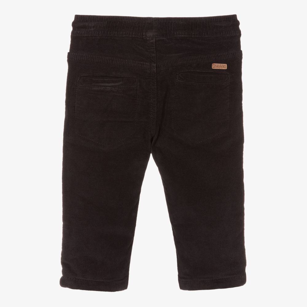Baby boy black corduroy pants 2025
