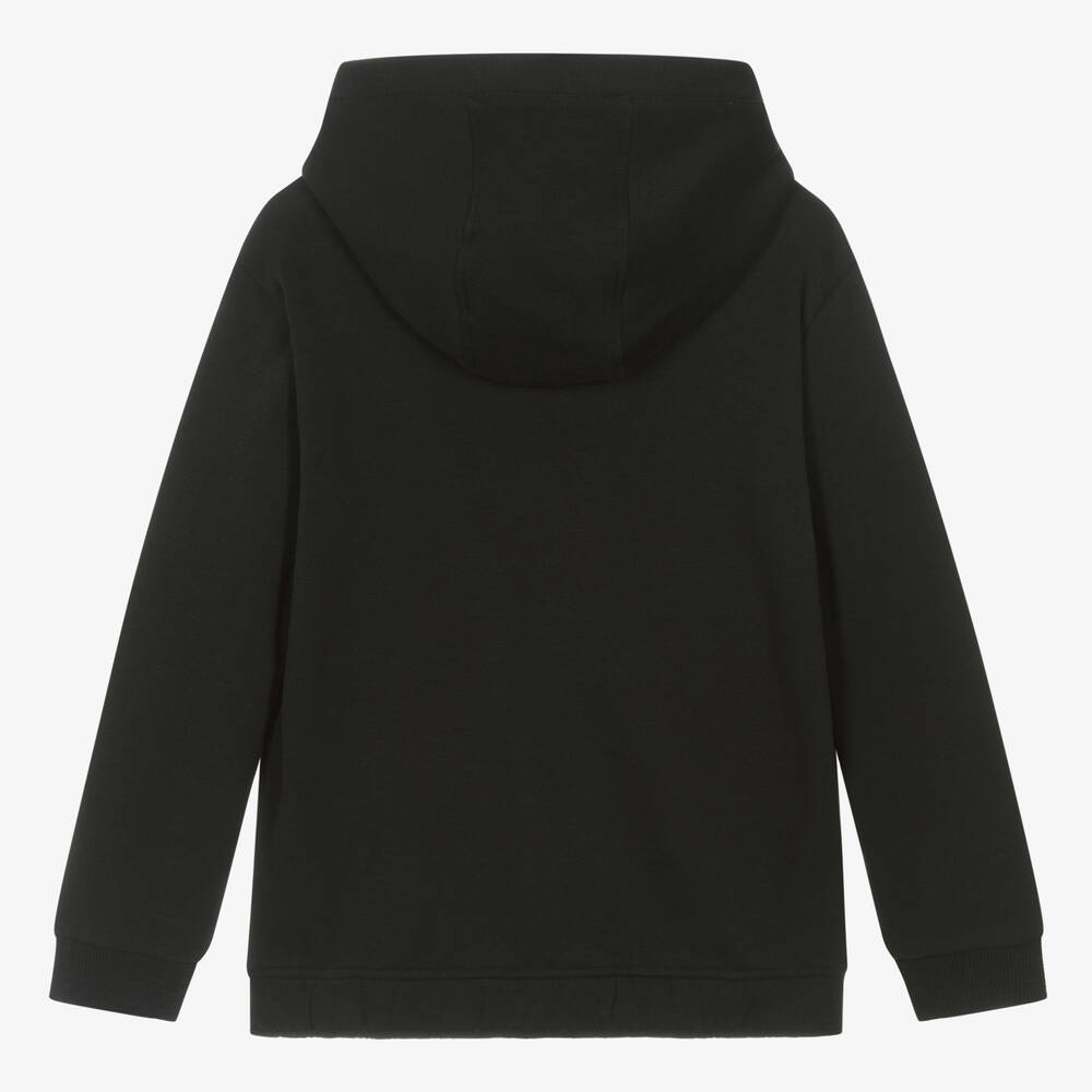 Mayoral Nukutavake-Boys Black Cotton City Hoodie | Childrensalon Outlet