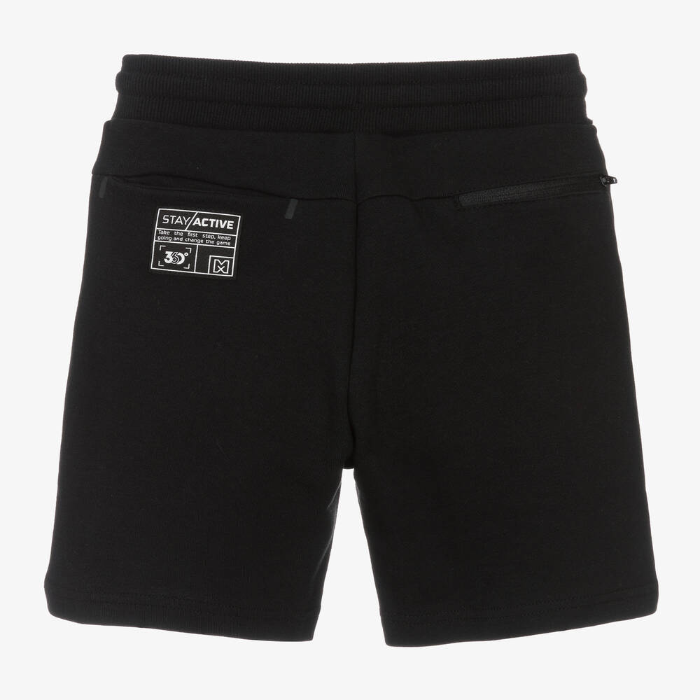Mayoral Nukutavake-شورت قطن جيرسي لون أسود للأولاد | Childrensalon Outlet