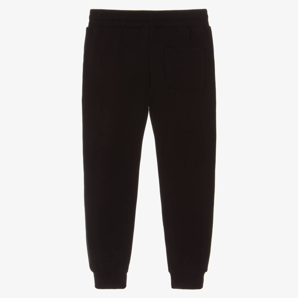 Mayoral-Boys Black Cotton Jersey Joggers | Childrensalon Outlet