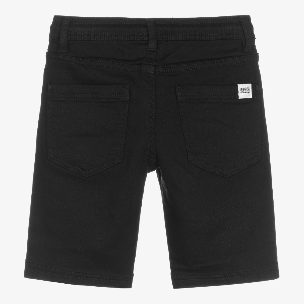Mayoral Nukutavake-شورت قطن تويل لون أسود للأولاد | Childrensalon Outlet