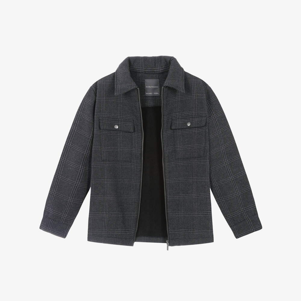 Mayoral Нукутаваке-Пиджак в черно-серую клетку для мальчиков | Childrensalon Outlet