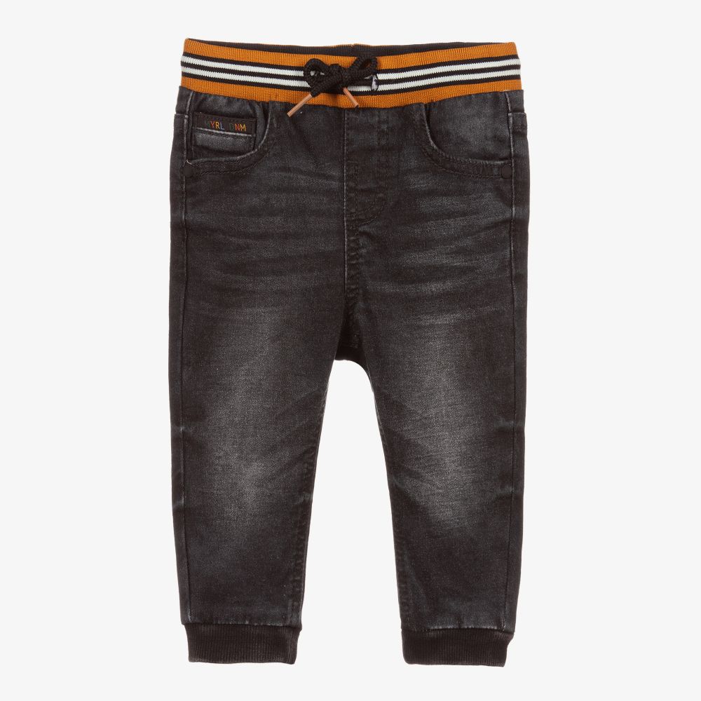 Mayoral - Boys Black Jersey Jeans | Childrensalon