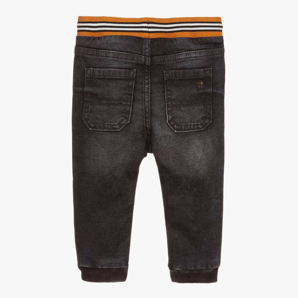 مايورال-جينز أطفال ولادي قطن عضوي جيرسي لون أسود | Childrensalon Outlet