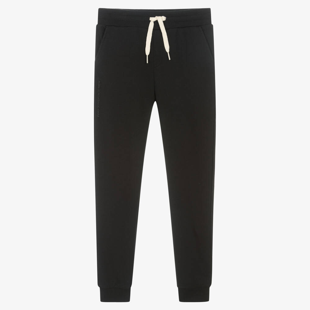 Mayoral-Boys Black Jersey Joggers | Childrensalon Outlet