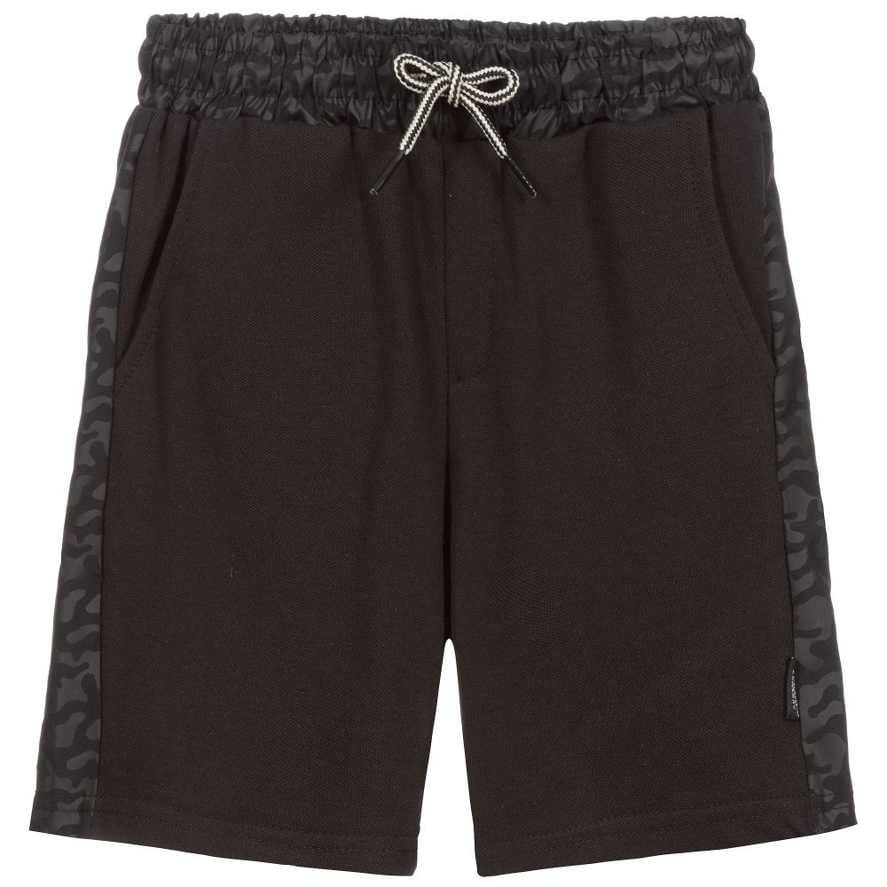 Mayoral - Boys Black Jersey Shorts | Childrensalon