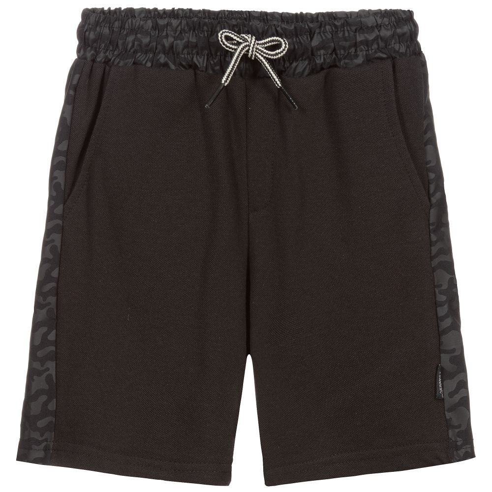 Mayoral - Short noir en jersey Garçon | Childrensalon