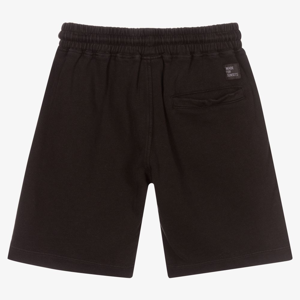 Mayoral Nukutavake-Boys Black Jersey Shorts | Childrensalon Outlet