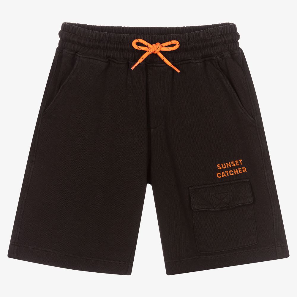 Mayoral Nukutavake - Boys Black Jersey Shorts | Childrensalon