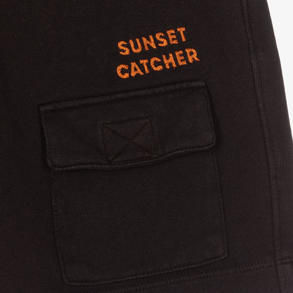 Mayoral Nukutavake-Boys Black Jersey Shorts | Childrensalon Outlet