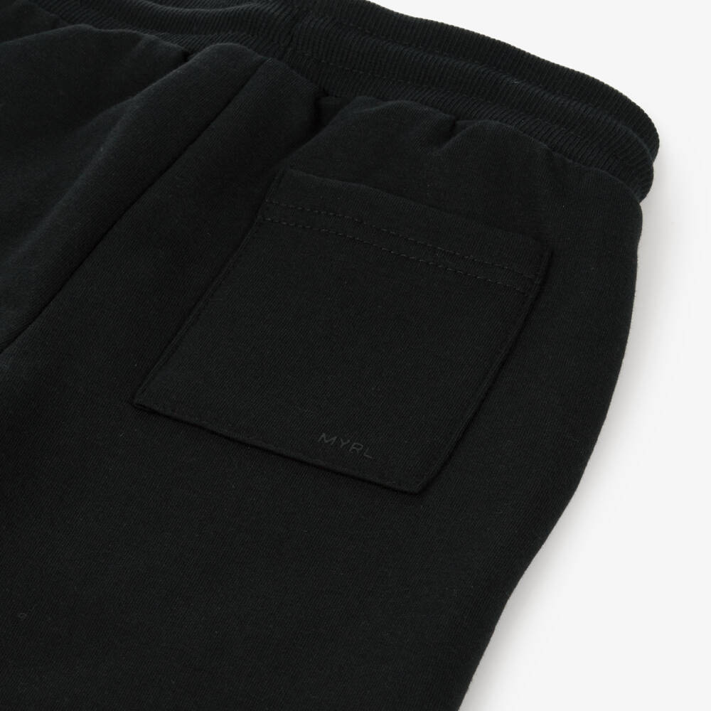 Mayoral-Boys Black Jersey Trousers | Childrensalon Outlet