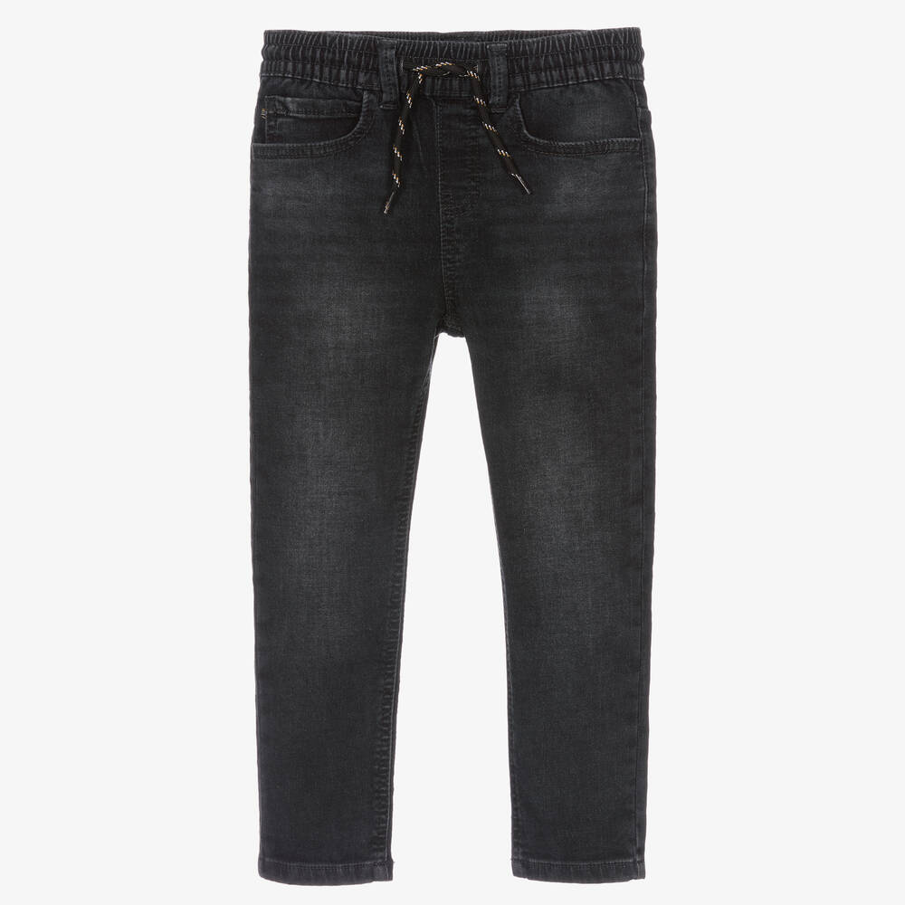 Mayoral - Schwarze Joggingjeans (J)  | Childrensalon