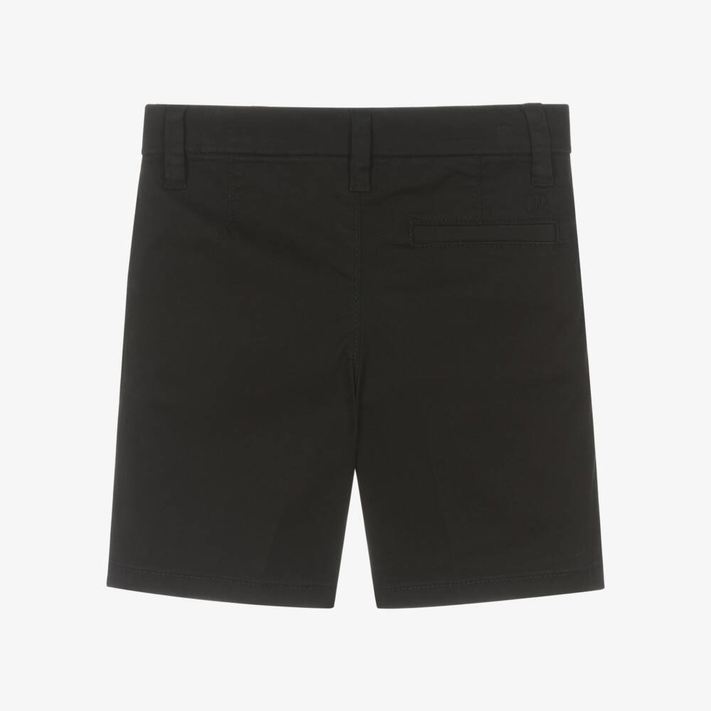 Mayoral-Boys Black Relaxed Chino Shorts | Childrensalon Outlet