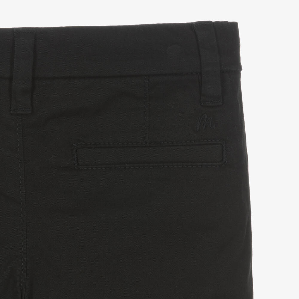 Mayoral-Boys Black Relaxed Chino Shorts | Childrensalon Outlet