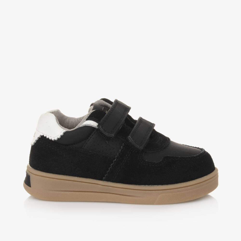 Mayoral-Boys Black Suede Leather Shoes | Childrensalon Outlet