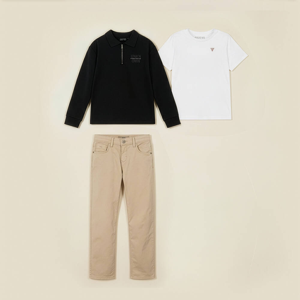 Mayoral Nukutavake-Boys Black Zip-Up Jersey Polo | Childrensalon Outlet