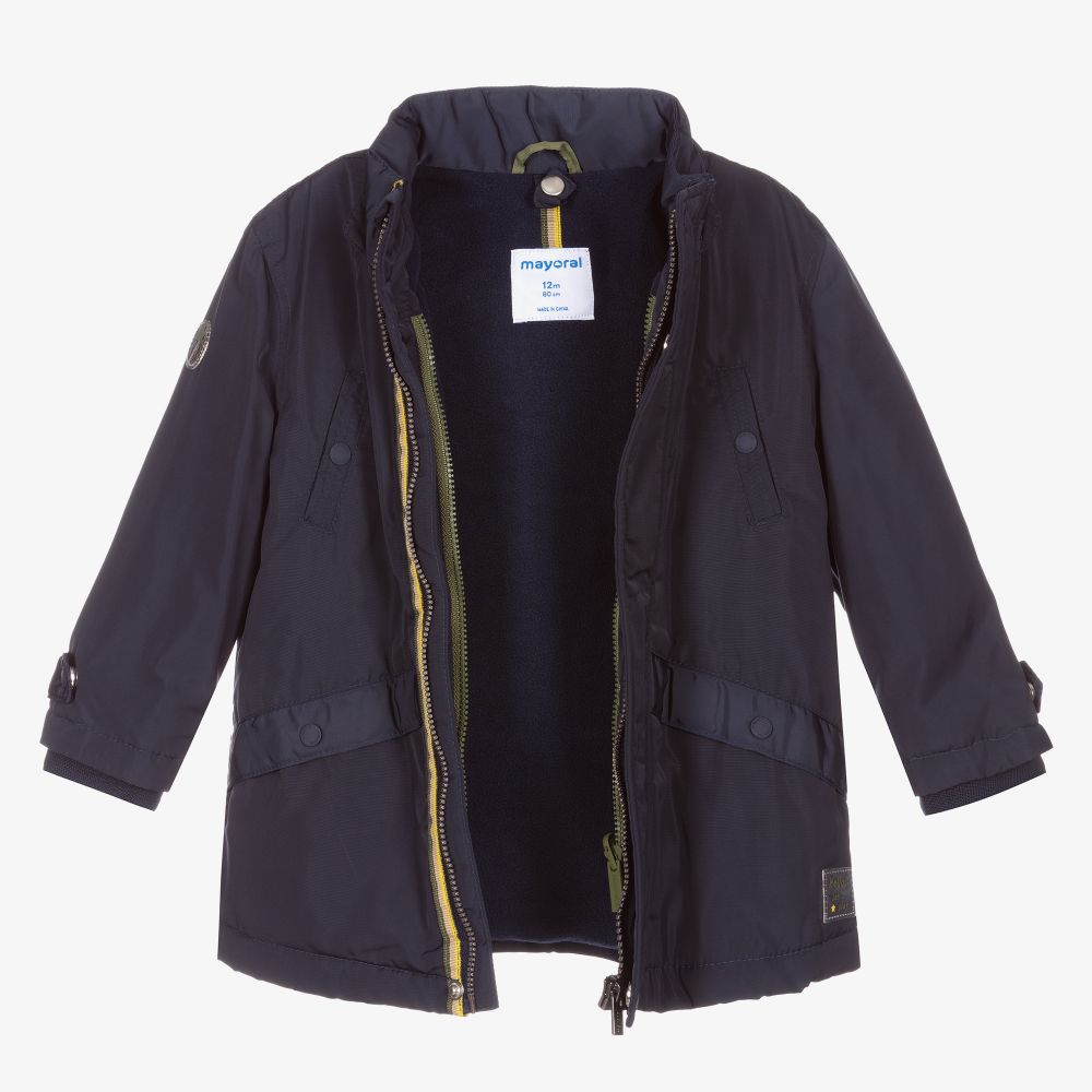 مايورال-معطف وجيليه 2 في 1 لون كحلي للأولاد | Childrensalon Outlet