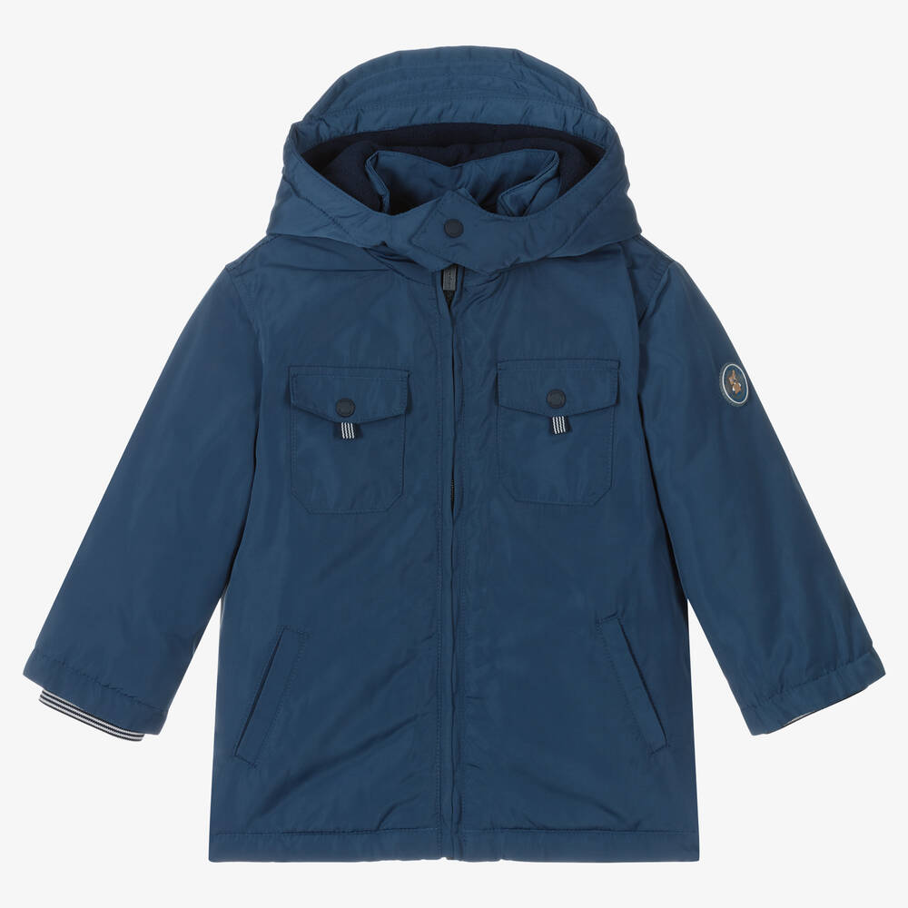 Mayoral - Boys Blue 2-in-1 Coat & Gilet | Childrensalon